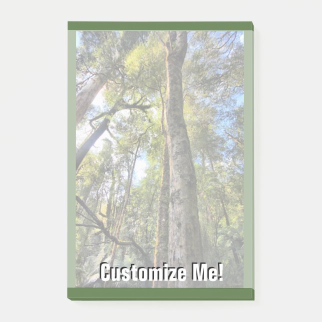 Australian Rainforest Eucalyptus Gum Trees Post-it Notes (Front)