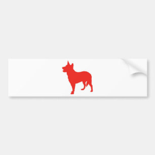 Australian Red Heeler Bumper Sticker