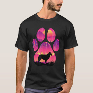Australian Retriever Paw Mum Dad Dog Women Men T-Shirt