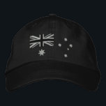 Australian Rocker Flag Embroidery Embroidered Hat<br><div class="desc">Here's a great Australia flag style embroidered baseball cap. Ask us for other custom embroidery requests you might have by using the "Ask this Designer" link you find on this product page. Embroidery designs are available in a selection of popular colour options. Use the "Ask this Designer" link to contact...</div>