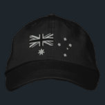 Australian Rocker Flag Embroidery Embroidered Hat<br><div class="desc">Here's a great Australia flag style embroidered baseball cap. Ask us for other custom embroidery requests you might have by using the "Ask this Designer" link you find on this product page. Embroidery designs are available in a selection of popular colour options. Use the "Ask this Designer" link to contact...</div>