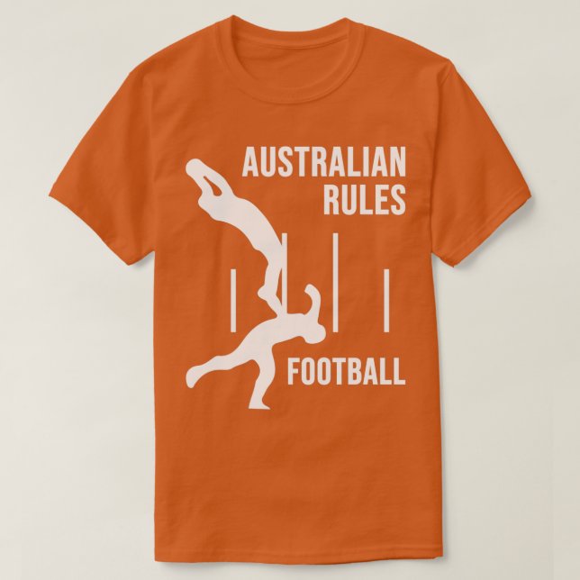 Australian Rules Football T-Shirt (Design Front)