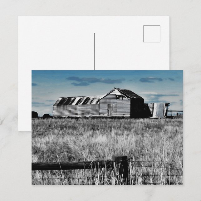 Australian Rural Relic Postcard (Front/Back)