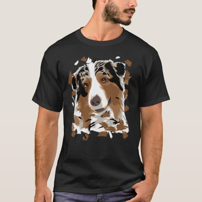 Australian Shepherd 10 T-Shirt (Front)
