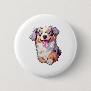 Australian Shepherd 6 Cm Round Badge