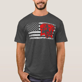 Australian Shepherd American Flag Funny gift T-Shirt