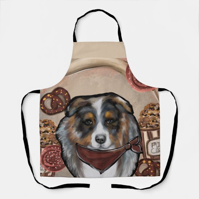  AUSTRALIAN SHEPHERD APRON (Front)