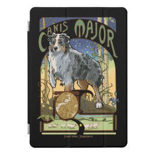 Australian Shepherd Art Nouveau Canis Major iPad Pro Cover