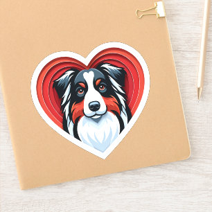 Australian Shepherd Aussie Dog Lover Cute Heart