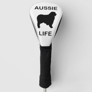 australian shepherd aussie life  golf head cover