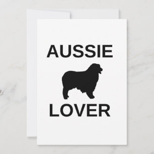 australian shepherd aussie lover invitation