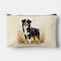 Australian Shepherd Black Tricolor Aussie Dog