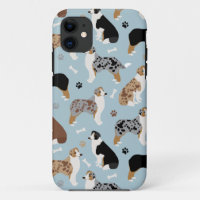 Australian Shepherd Bones and Paws