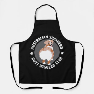 Australian Shepherd Butt Wigglers Club - Red Merle Apron
