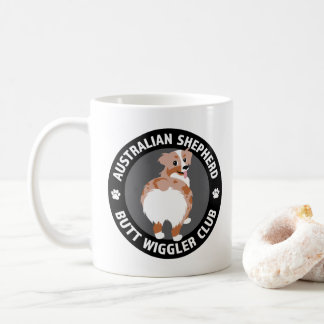 Australian Shepherd Butt Wigglers Club - Red Merle Coffee Mug