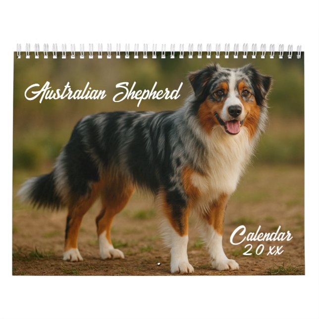 Australian Shepherd Calendar 2026 (Cover)