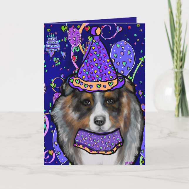 Australian Shepherd  Card (Front)