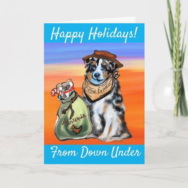 Australian Shepherd Card (Front)