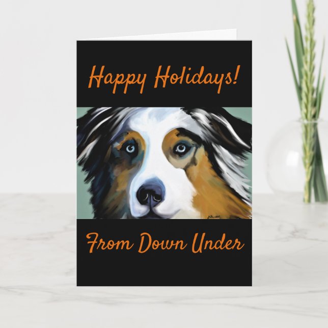 Australian Shepherd  Card (Front)