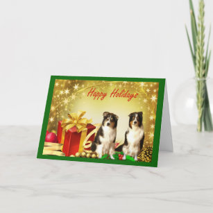 Australian Shepherd Christmas Card Gifts