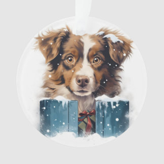 Australian Shepherd christmas,dog memorial gift,do Ornament