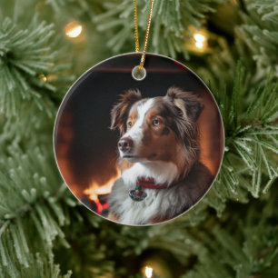 Australian Shepherd Christmas Ornament