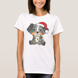 Australian Shepherd Christmas Winter Animals T-Shirt