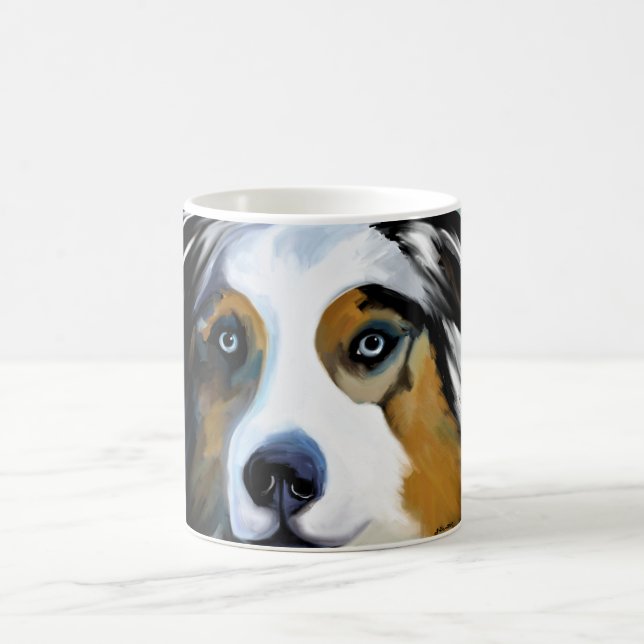 AUSTRALIAN SHEPHERD COFFEE MUG (Center)