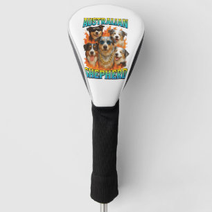 Australian Shepherd Copy Golf Head Cover