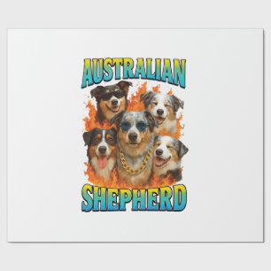 Australian Shepherd Copy Wrapping Paper