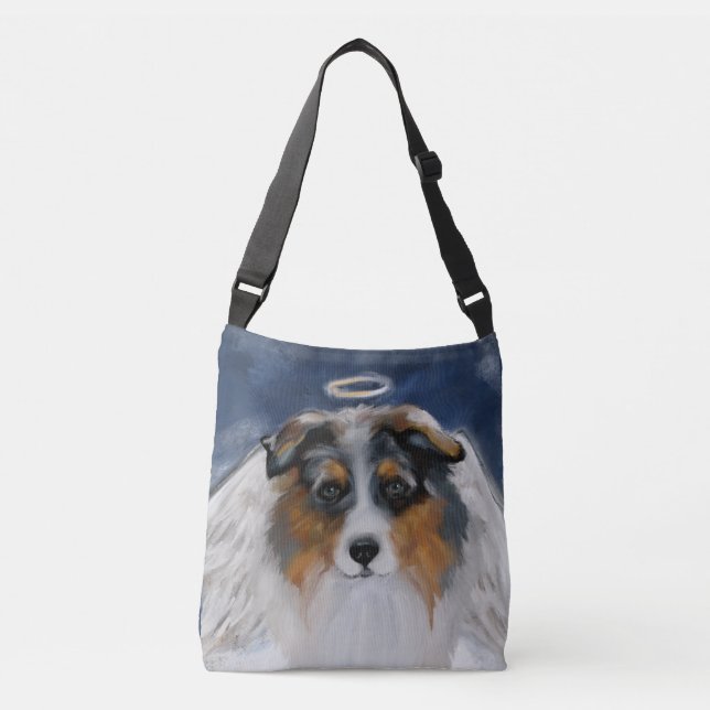Australian Shepherd Crossbody Bag (Front)