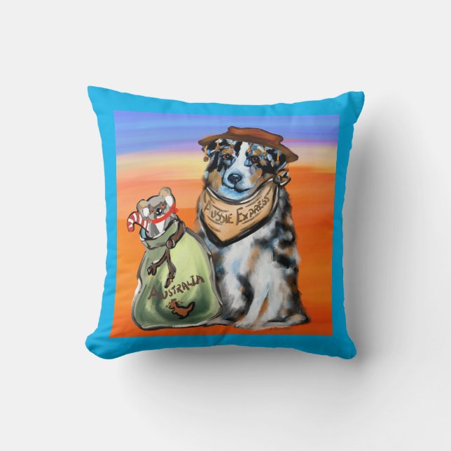 AUSTRALIAN SHEPHERD CUSHION (Front)