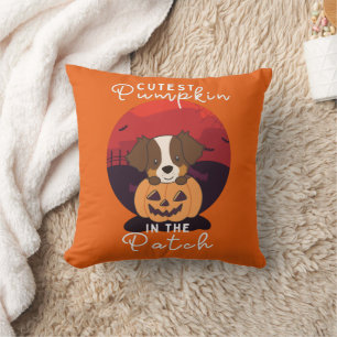 Australian Shepherd cutest pumpkin in the patch Cushion