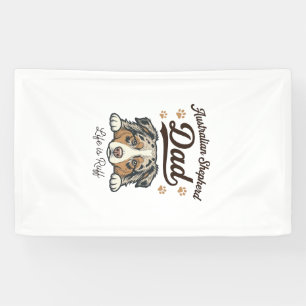 Australian Shepherd Dad Life Is Ruff Vintage Shirt Banner