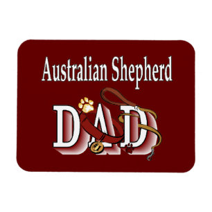 Australian Shepherd Dad Magnet