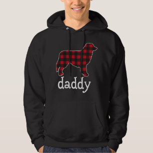 Australian Shepherd Daddy Christmas Red Plaid Auss Hoodie
