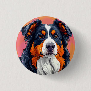 Australian Shepherd dog 3 Cm Round Badge