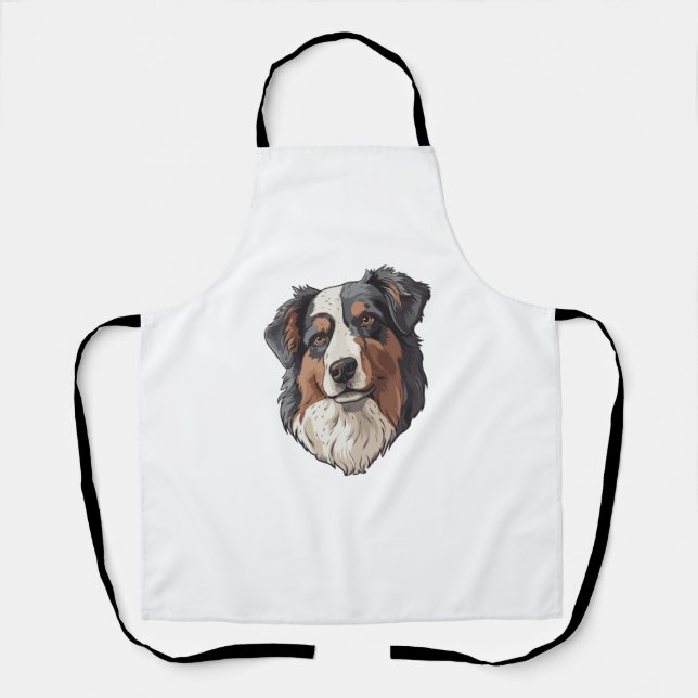 Australian shepherd Dog   Apron (Front)