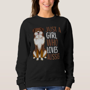 Australian Shepherd Dog Aussie Owner Girls 2 Sweatshirt