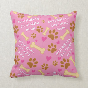 Australian Shepherd Dog Breed Mom Gift Idea Cushion