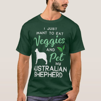 Australian Shepherd Dog Cigar lover owner Birthday T-Shirt