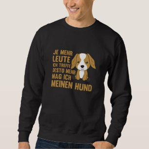 Australian Shepherd Dog Does Not Like People Sweatshirt