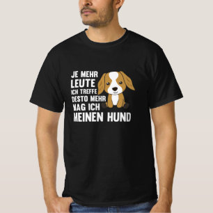 Australian Shepherd Dog Does Not Like People T-Shirt