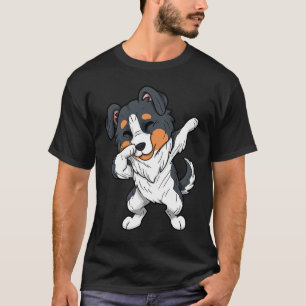 Australian Shepherd Dog Dogs Dabbing Australian T-Shirt