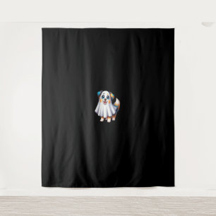 Australian Shepherd Dog Halloween Costume Party Gh Tapestry