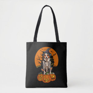Australian Shepherd Dog Halloween Tote Bag