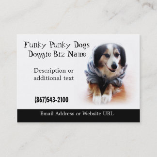 Australian Shepherd Dog in Hoodie Card