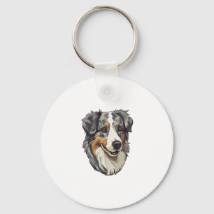 Australian shepherd Dog   Key Ring