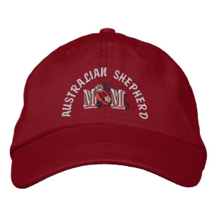 Australian Shepherd Dog MOM Embroidered Hat