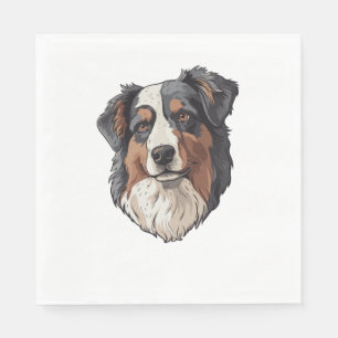 Australian shepherd Dog Napkin